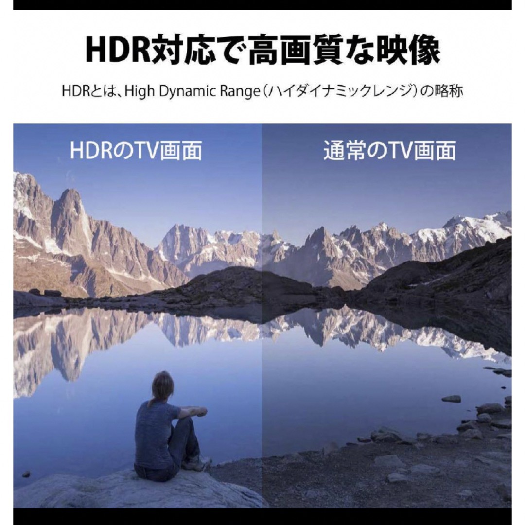 室内アンテナ テレビアンテナ ポータブル 4K HD TV デジタル アンテナ スマホ/家電/カメラのPC/タブレット(PC周辺機器)の商品写真