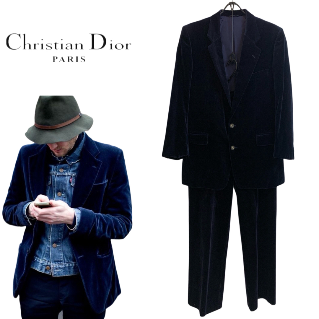 Christian Dior - Christian Dior PARIS 80s ベロアセットアップ Christian Dior - Christian Dior PARIS 80s ベロアセットアップ
