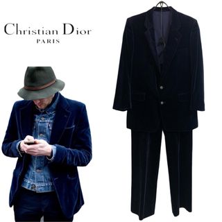 Christian Dior - Christian Dior PARIS 80s ベロアセットアップ Christian Dior - Christian Dior PARIS 80s ベロアセットアップ