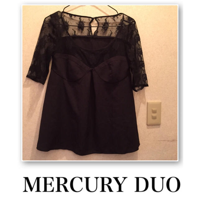 MERCURYDUO(マーキュリーデュオ)のMERCURY DUO♡レースペプラムトップス レディースのトップス(カットソー(長袖/七分))の商品写真