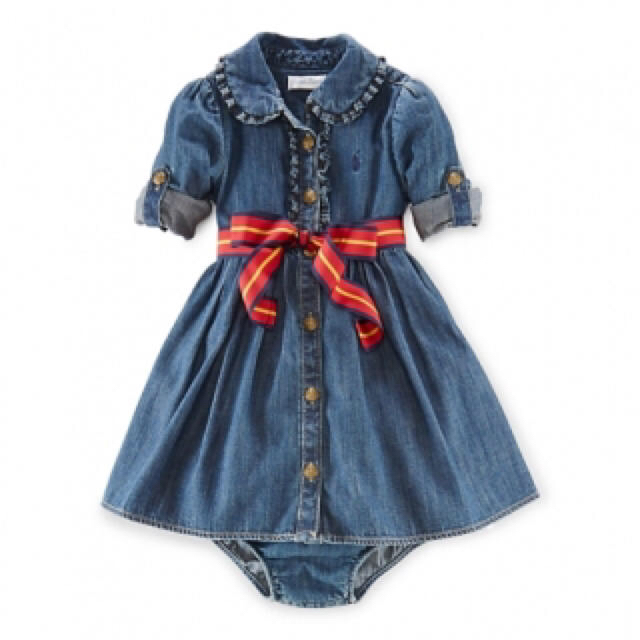 Ralph Lauren(ラルフローレン)のラルフベビー 6Mワンピ キッズ/ベビー/マタニティのベビー服(~85cm)(ワンピース)の商品写真