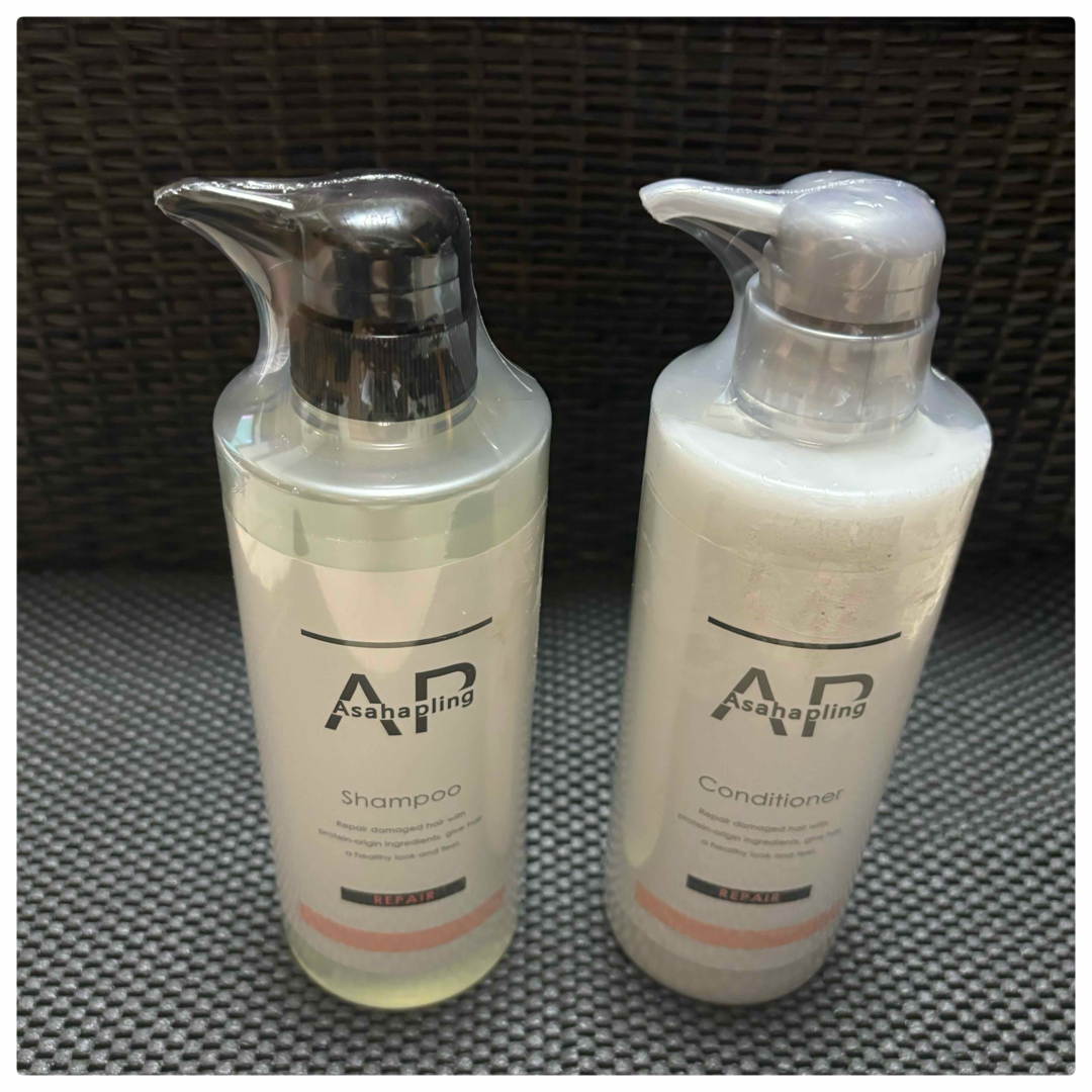 新品ASAHAPLINGシャンプー&コンディショナー500ml セット ピンク 新品ASAHAPLINGシャンプー&コンディショナー500ml セット ピンク