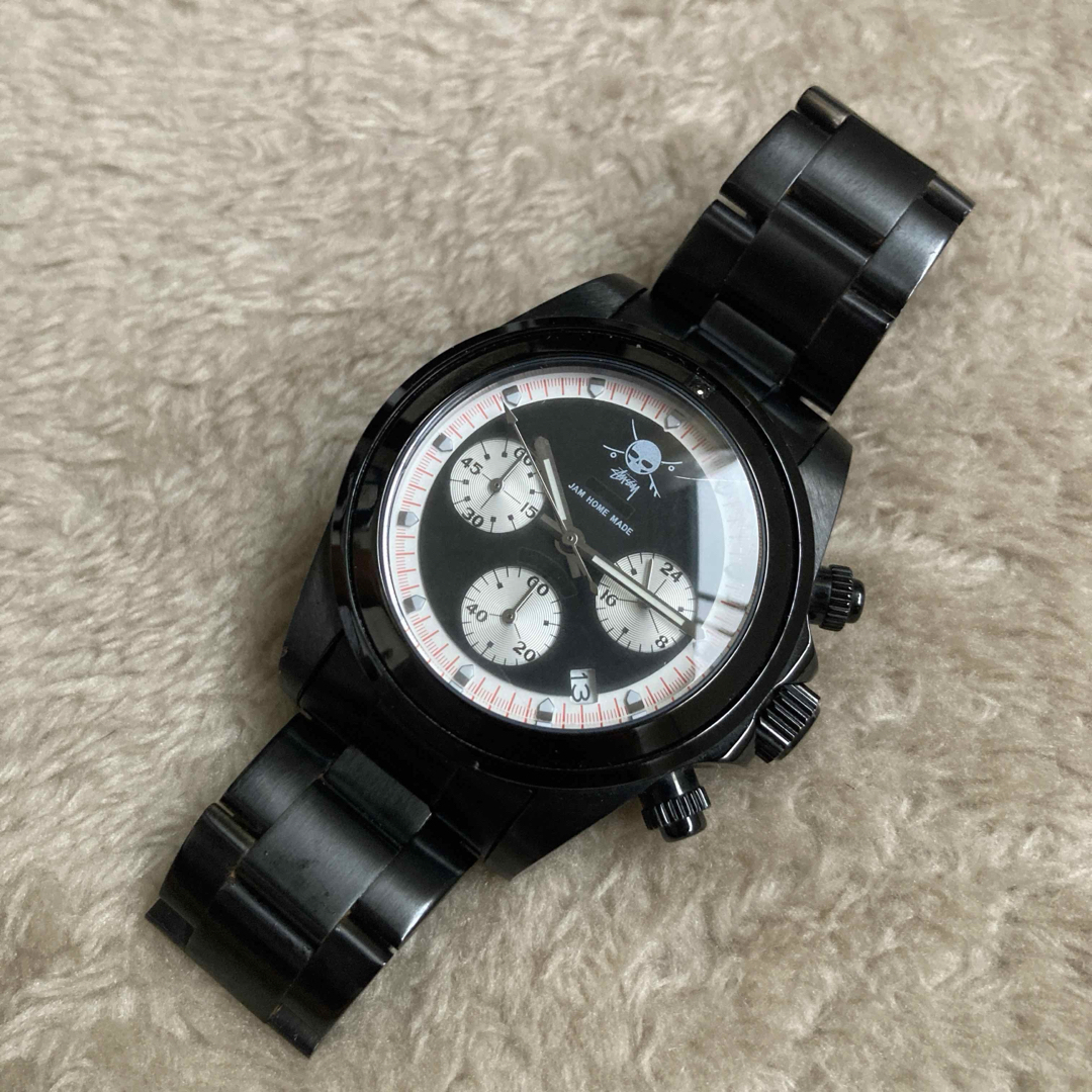 STUSSY - STUSSY × JAM HOME MADEコラボ スカルウォッチ 腕時計 STUSSY - STUSSY × JAM HOME MADEコラボ スカルウォッチ 腕時計