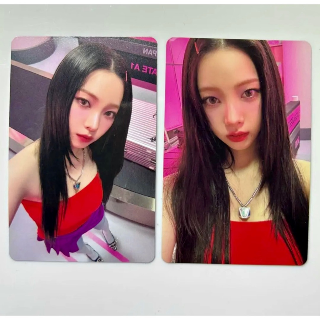 aespa - aespa Hot Mess カリナ トレカ 封入 日本限定 2種セット aespa - aespa Hot Mess カリナ トレカ 封入 日本限定 2種セット