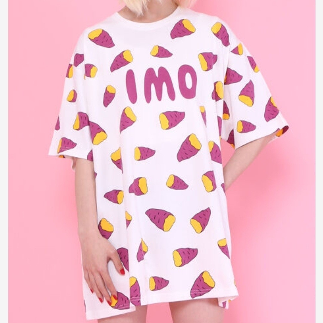 PUNYUS - 新品 サツマイモ Tシャツ プニュズ 半袖 さつまいも 総 PUNYUS - 新品 サツマイモ Tシャツ プニュズ 半袖 さつまいも 総