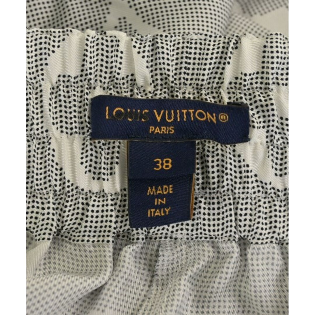 LOUIS VUITTON - LOUIS VUITTON ショートパンツ 38(S位) 白x黒 LOUIS VUITTON - LOUIS VUITTON ショートパンツ 38(S位) 白x黒