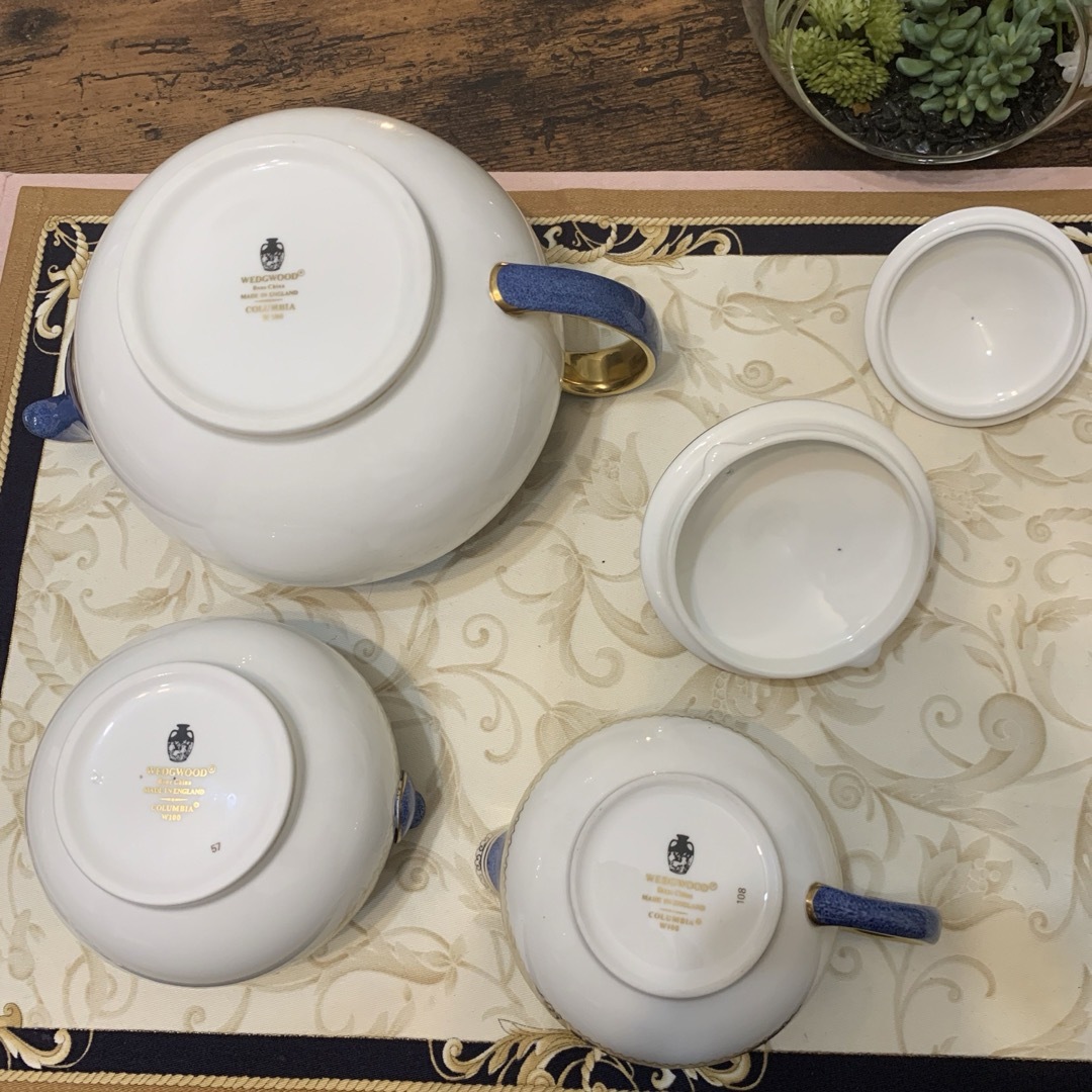 WEDGWOOD - 未使用 ウェッジウッド コロンビア パウダー ブルー WEDGWOOD - 未使用 ウェッジウッド コロンビア パウダー ブルー