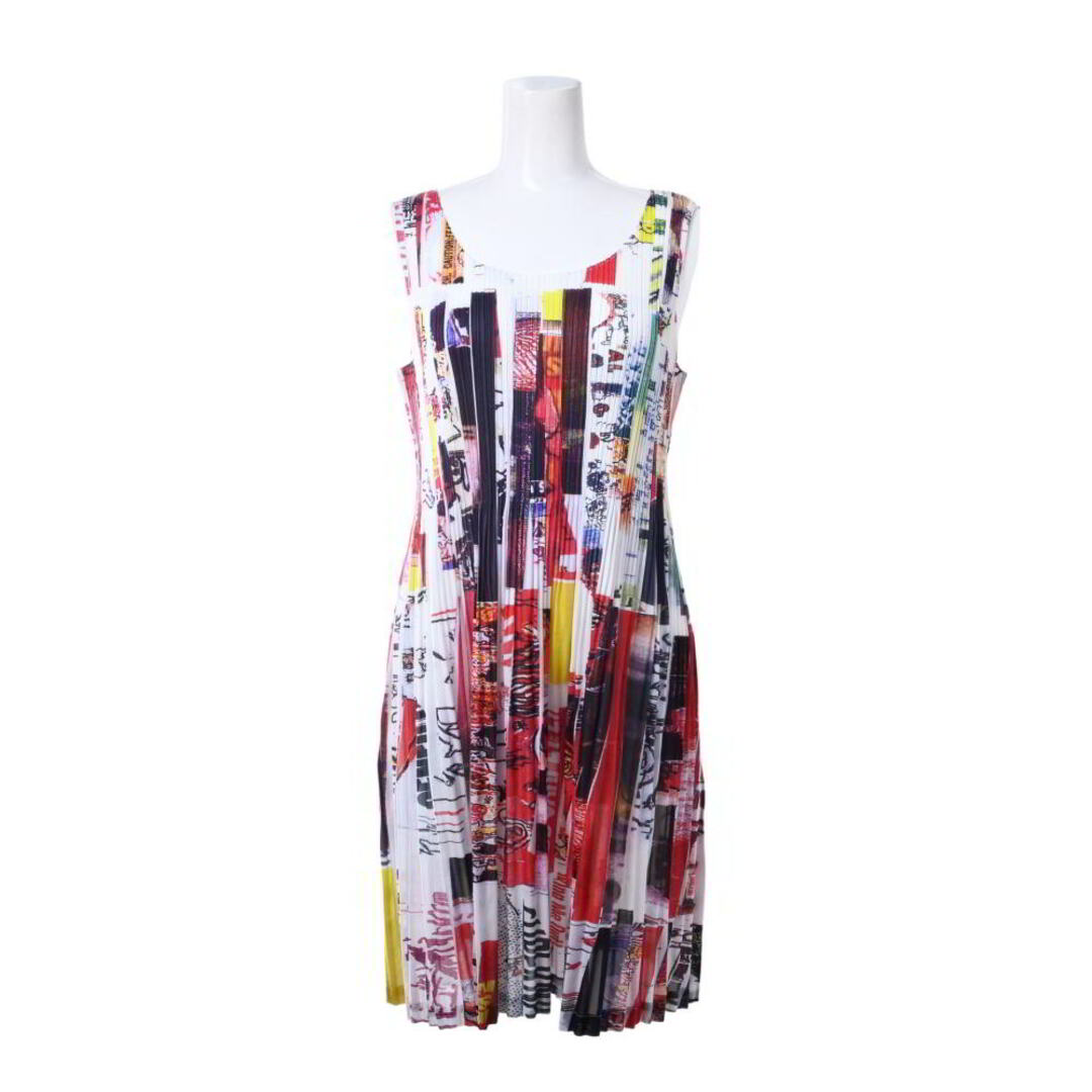 PLEATS PLEASE ノースリーブワンピース Terry Johnson PLEATS PLEASE ノースリーブワンピース Terry Johnson
