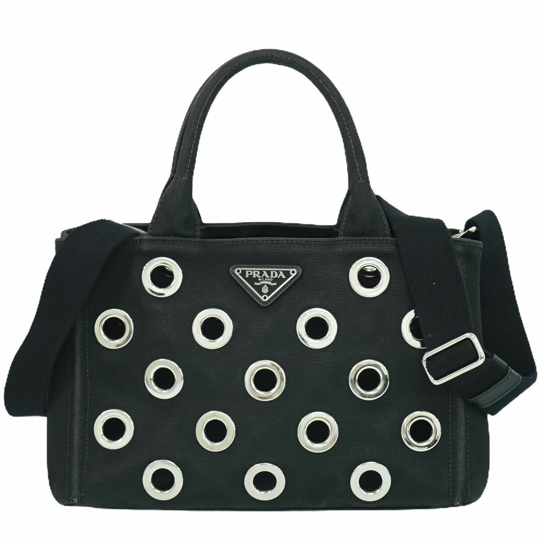 PRADA - 本物 プラダ PRADA カナパ グロメット 2WAY ショルダー PRADA - 本物 プラダ PRADA カナパ グロメット 2WAY ショルダー