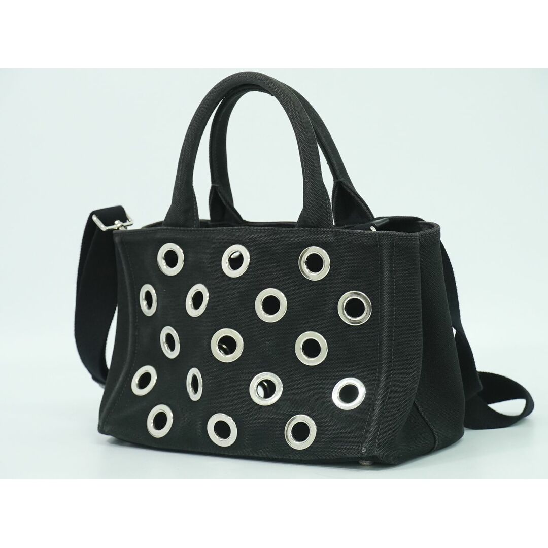 PRADA - 本物 プラダ PRADA カナパ グロメット 2WAY ショルダー PRADA - 本物 プラダ PRADA カナパ グロメット 2WAY ショルダー