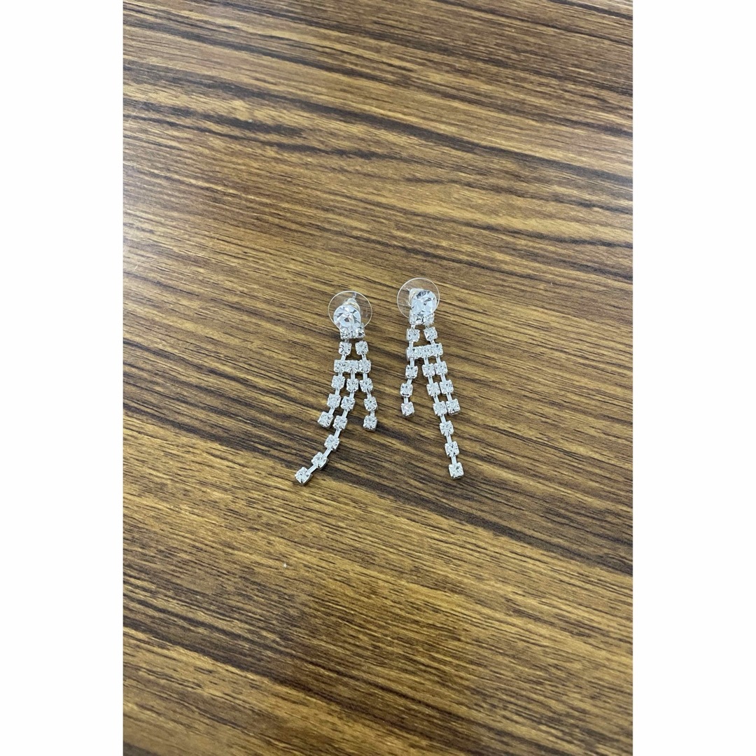 ジルコニア　ネックレス　ピアスセット レディースのアクセサリー(ネックレス)の商品写真