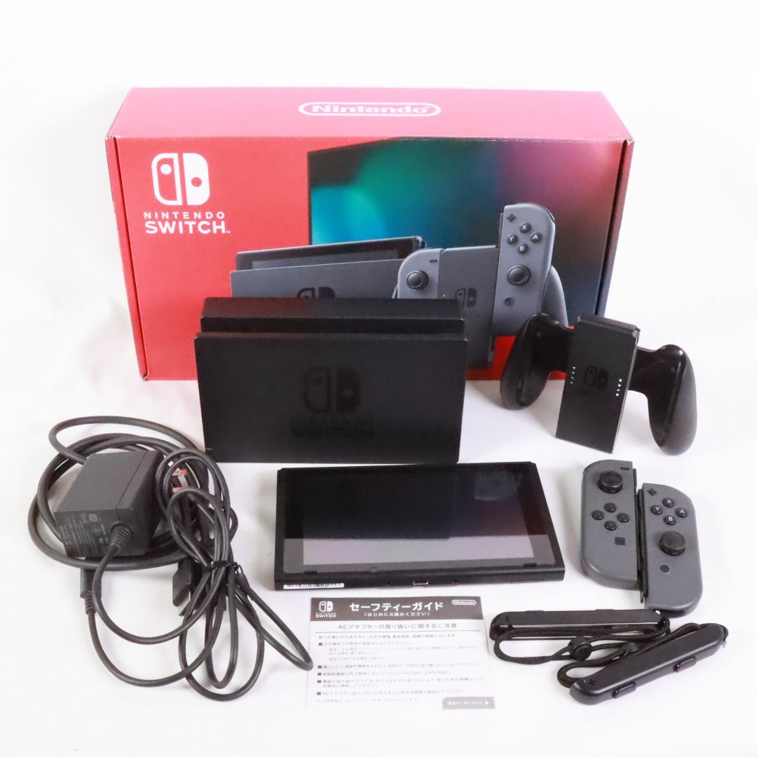 ① 任天堂 Nintendo Switch グレー 動作確認済 ① 任天堂 Nintendo Switch グレー 動作確認済