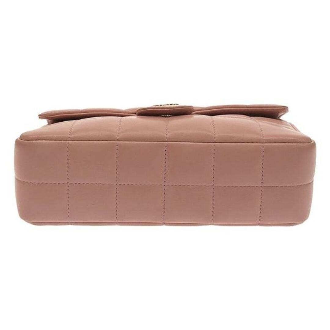 CHANEL - CHANEL / シャネル | カメリア チョコバー ラムスキン CHANEL - CHANEL / シャネル | カメリア チョコバー ラムスキン