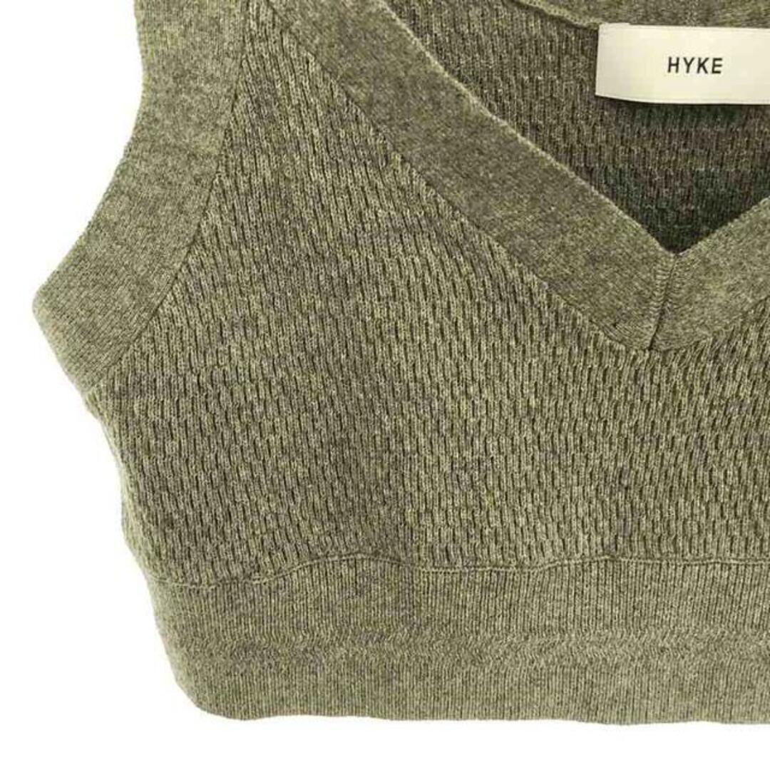 HYKE - HYKE / ハイク | 2023AW | C/C KNIT THERMAL BUSTIER TOP HYKE - HYKE / ハイク | 2023AW | C/C KNIT THERMAL BUSTIER TOP