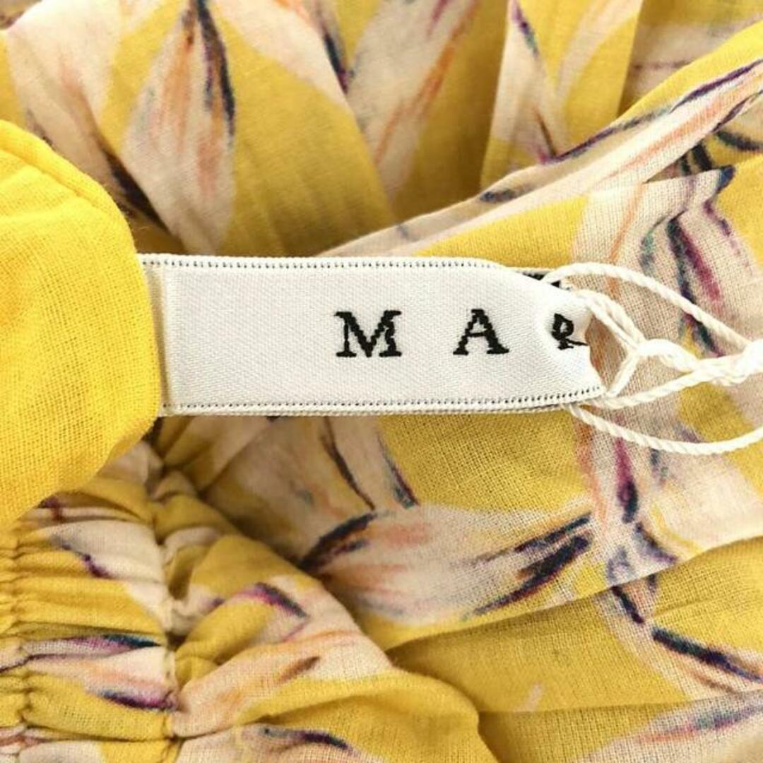 【新品未使用】マリハ MARIHA 草原の虹のスカート イエロー MARIHA 草原の虹のドレス イエロー、ストライプ（新品 IENA別注