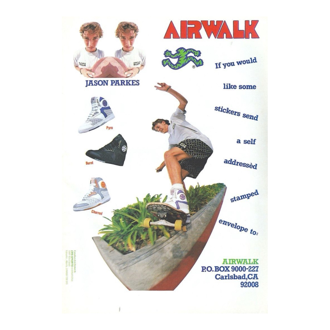 AIRWALK - 90s USA製 AIRWALK ヴィンテージTシャツ シングル AIRWALK - 90s USA製 AIRWALK ヴィンテージTシャツ シングル
