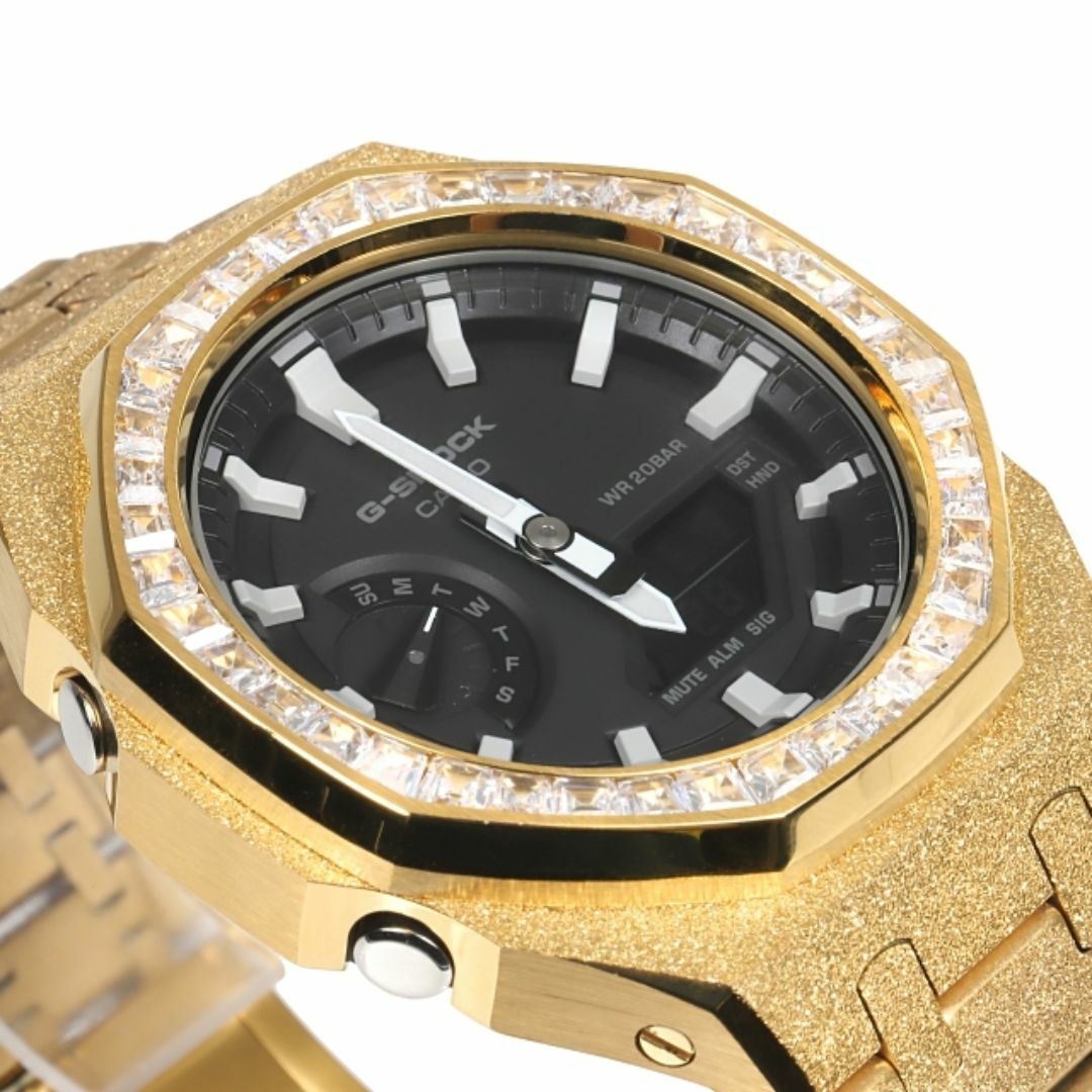 G-SHOCK - G-SHOCK GA2100 フロステッドゴールド カスタム G-SHOCK - G-SHOCK GA2100 フロステッドゴールド カスタム