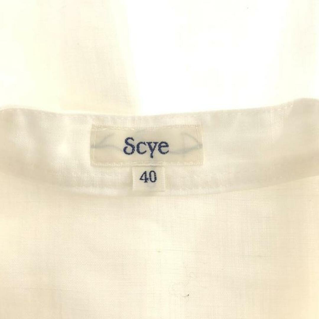 Scye - 【新品】 SCYE / サイ | リネン高密度タック ブラウス Scye - 【新品】 SCYE / サイ | リネン高密度タック ブラウス