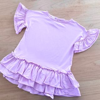 アンシャンテプティ(enchantepetit)のフリルトップス(Tシャツ/カットソー)