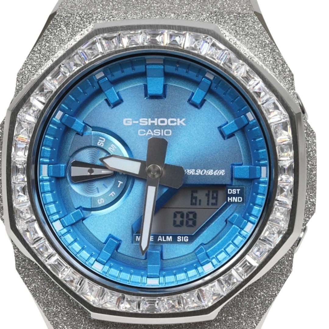 G-SHOCK - G-SHOCK GA2100 フロステッド シルバー カスタム G-SHOCK - G-SHOCK GA2100 フロステッド シルバー カスタム