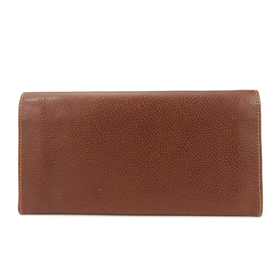 Dunhill - 【中古】 ダンヒル 長財布 レザー ブラウン 二つ折り Dunhill - 【中古】 ダンヒル 長財布 レザー ブラウン 二つ折り