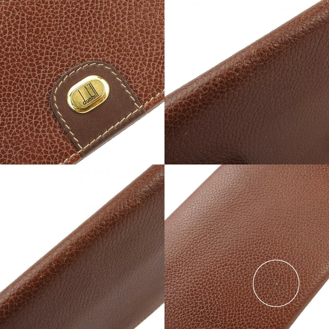 Dunhill - 【中古】 ダンヒル 長財布 レザー ブラウン 二つ折り Dunhill - 【中古】 ダンヒル 長財布 レザー ブラウン 二つ折り