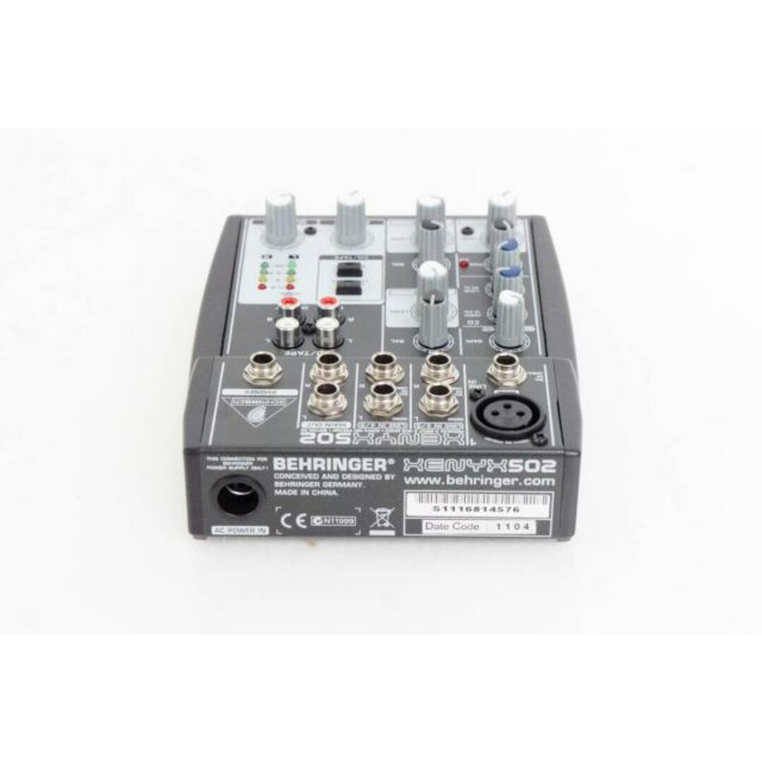 中古】BEHRINGERベリンガー アナログミキサー XENYX 502の通販 中古】BEHRINGERベリンガー アナログミキサー XENYX 502の通販