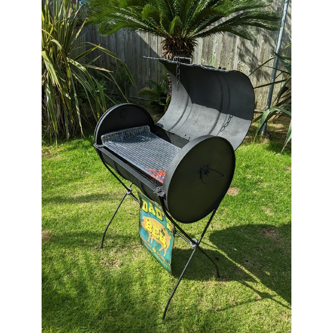バーベキューコンロ グリル 燻製 スモーカー ドラム缶BBQコンロ バーベキューコンロ グリル 燻製 スモーカー ドラム缶BBQコンロ