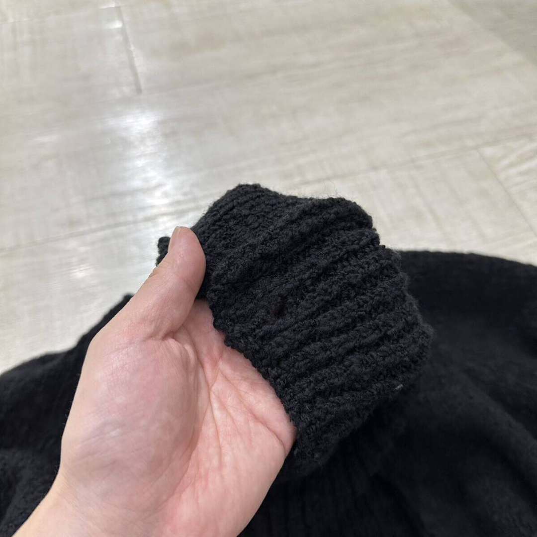 23aw T/SEHNE 変形 オーバーサイズ ニット ブラック サイズ 46 23aw T/SEHNE 変形 オーバーサイズ ニット ブラック サイズ 46