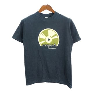 Morphius Record 半袖Ｔシャツ ロゴ ブラック (メンズ S) 中古 古着 R0351(Tシャツ/カットソー(半袖/袖なし))