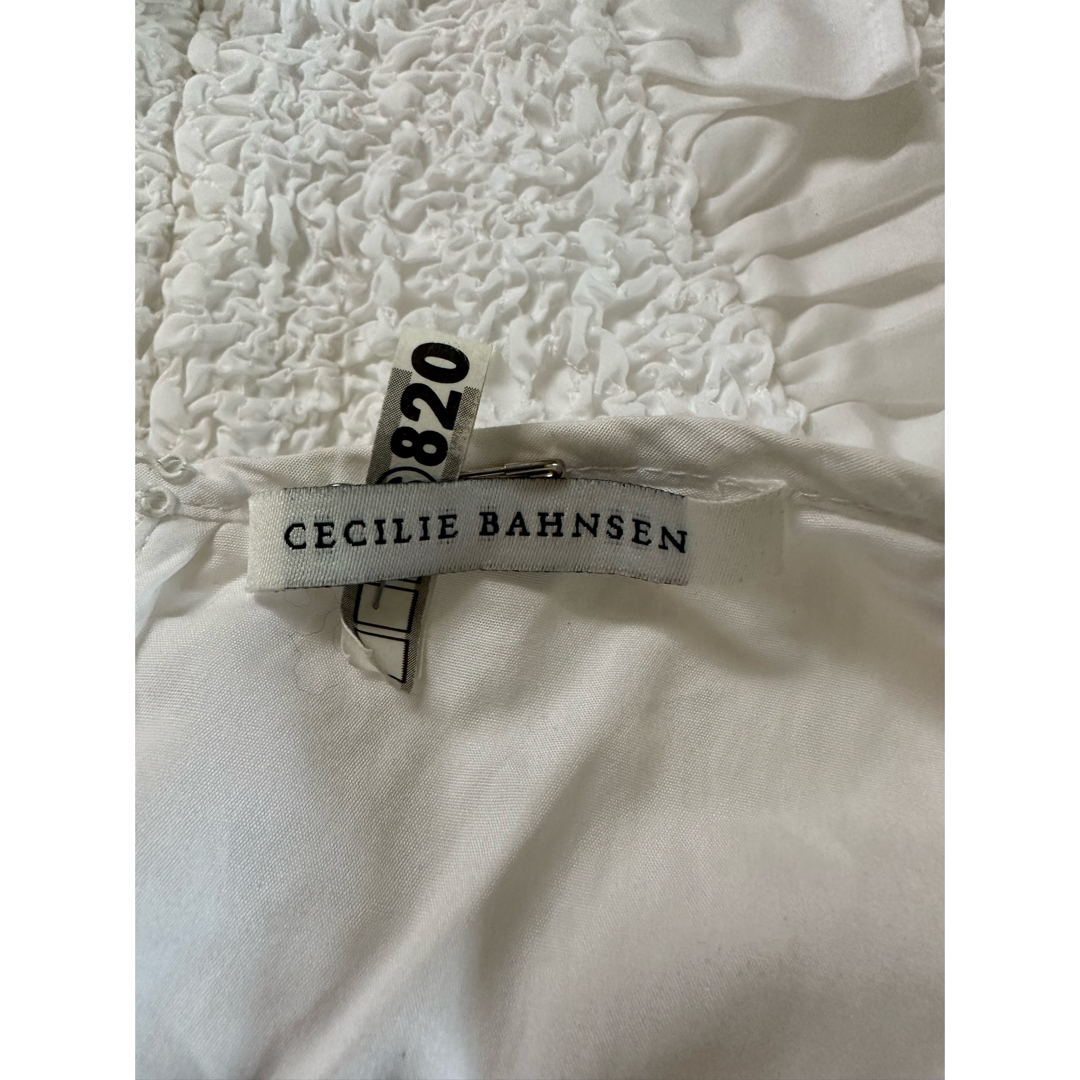 CECILIE BAHNSEN - セシリーバンセンホワイトロングワンピース CECILIE BAHNSEN - セシリーバンセンホワイトロングワンピース