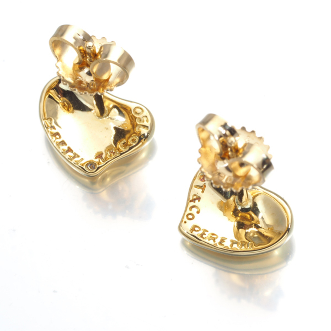 Tiffany & Co. - ティファニー ピアス フルハート K18YG の通販 Tiffany & Co. - ティファニー ピアス フルハート K18YG の通販