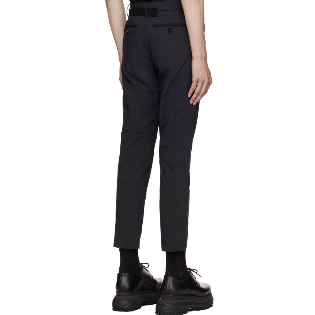 sacai - 黒4新品 sacai メンズ スラックス スキニー テーパード sacai - 黒4新品 sacai メンズ スラックス スキニー テーパード