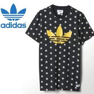 アディダス(adidas)の新品 adidas originals 星柄 ロゴ Tシャツ M タグ付 メンズ(Tシャツ/カットソー(半袖/袖なし))