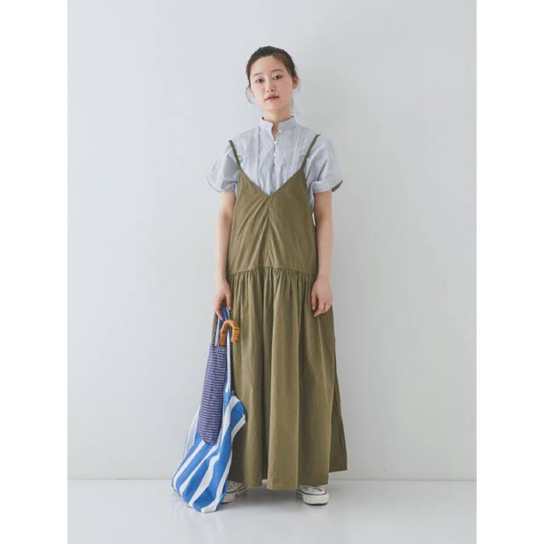 nest Robe - コットンシルク撥水キャミドレス ネストローブ nest Robe - コットンシルク撥水キャミドレス ネストローブ