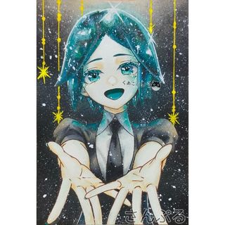 手描きイラスト　フォスフォフィライト(その他)