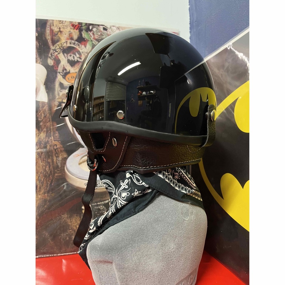 Harley Davidson - ショーティー ハーフヘルメット XL 黒 Harley Davidson - ショーティー ハーフヘルメット XL 黒