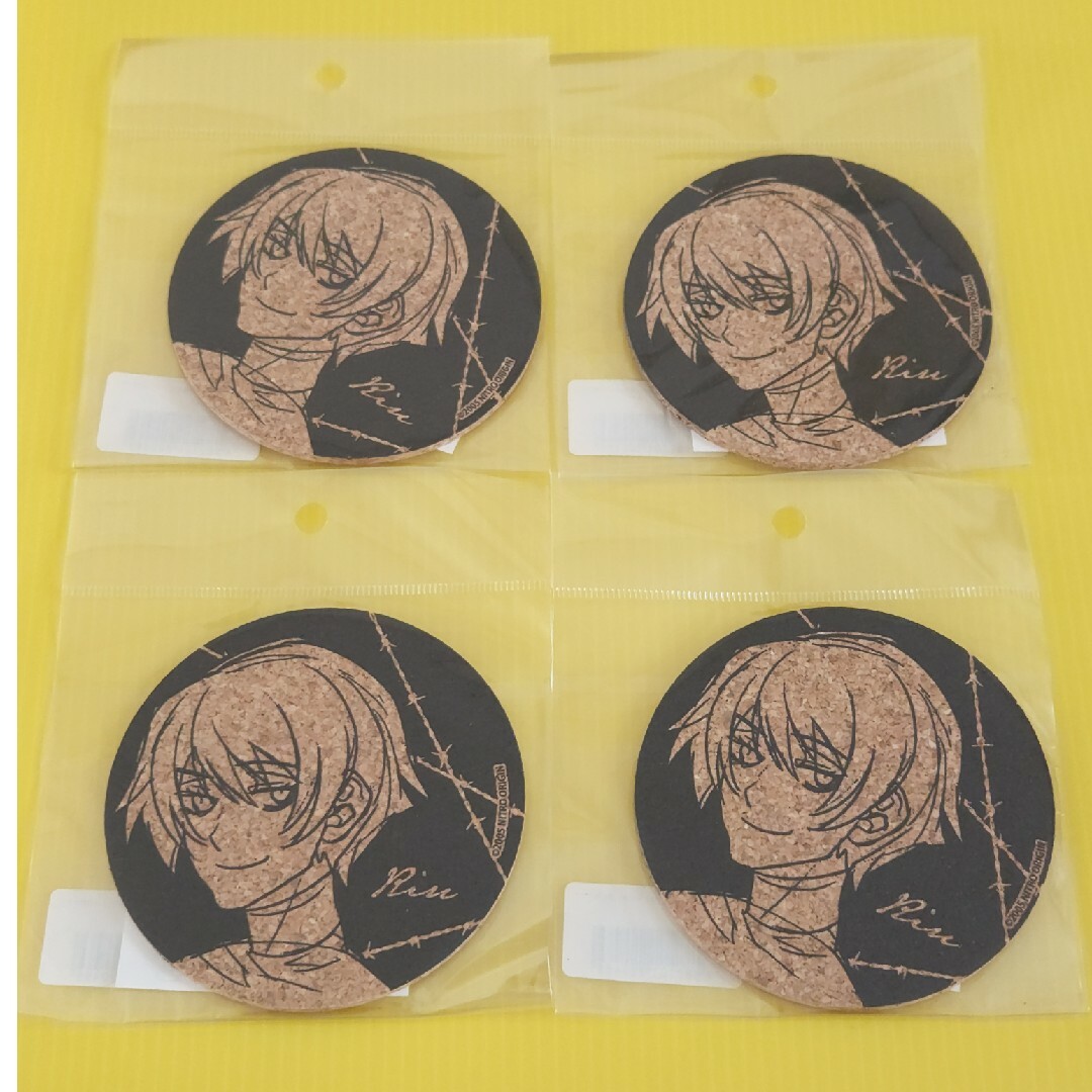 【希少】eeoくじ 咎狗の血 コルクコースター リン エンタメ/ホビーのおもちゃ/ぬいぐるみ(キャラクターグッズ)の商品写真