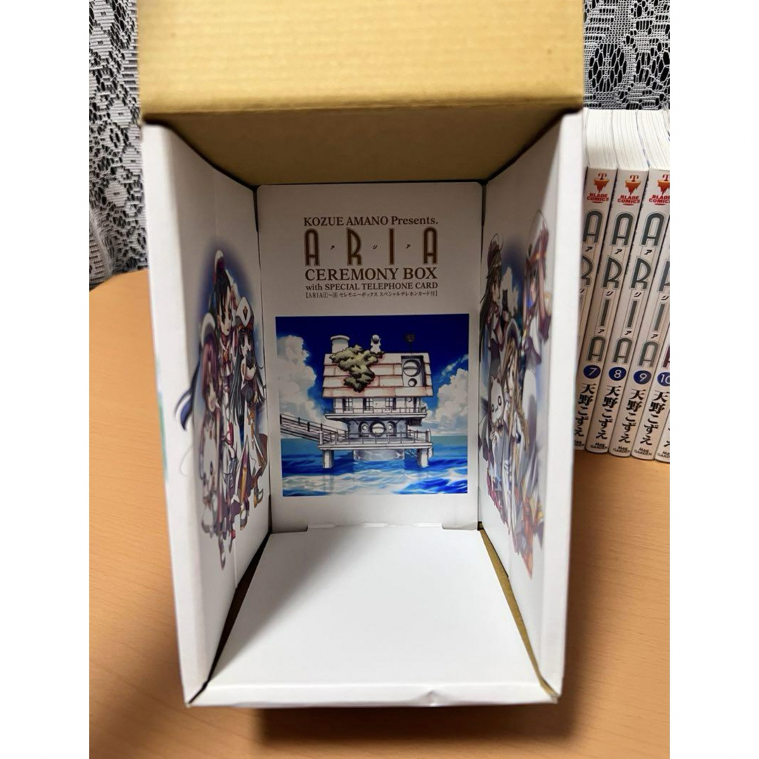 ARIA 全巻 1〜12巻 セレモニーボックス 特典 カード セット 収納 ARIA 全巻 1〜12巻 セレモニーボックス 特典 カード セット 収納