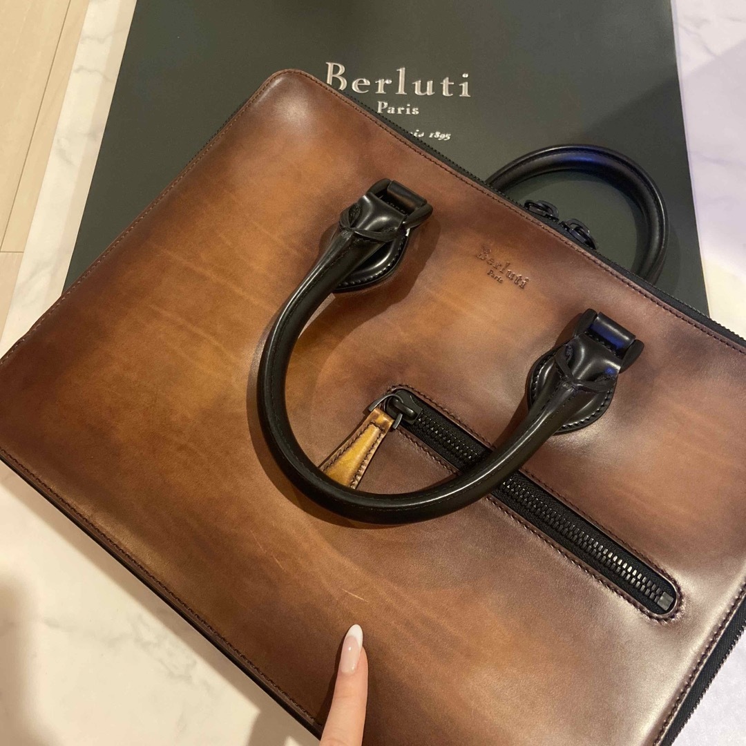 BERLUTI - ☆ ベルルッティ ☆高級 ビジネスバッグ BERLUTI - ☆ ベルルッティ ☆高級 ビジネスバッグ