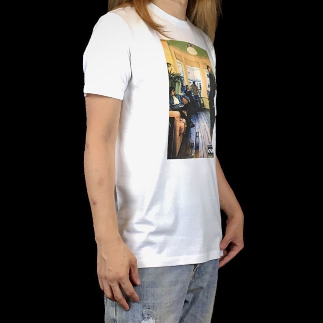 新品 オアシス oasis UKロックバンド アルバムジャケット T 新品 オアシス oasis UKロックバンド アルバムジャケット T