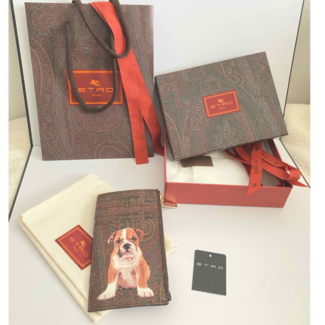 ETRO - 新品未使用 ETRO エトロ 箱付 ペイズリー 犬 コイン ETRO - 新品未使用 ETRO エトロ 箱付 ペイズリー 犬 コイン