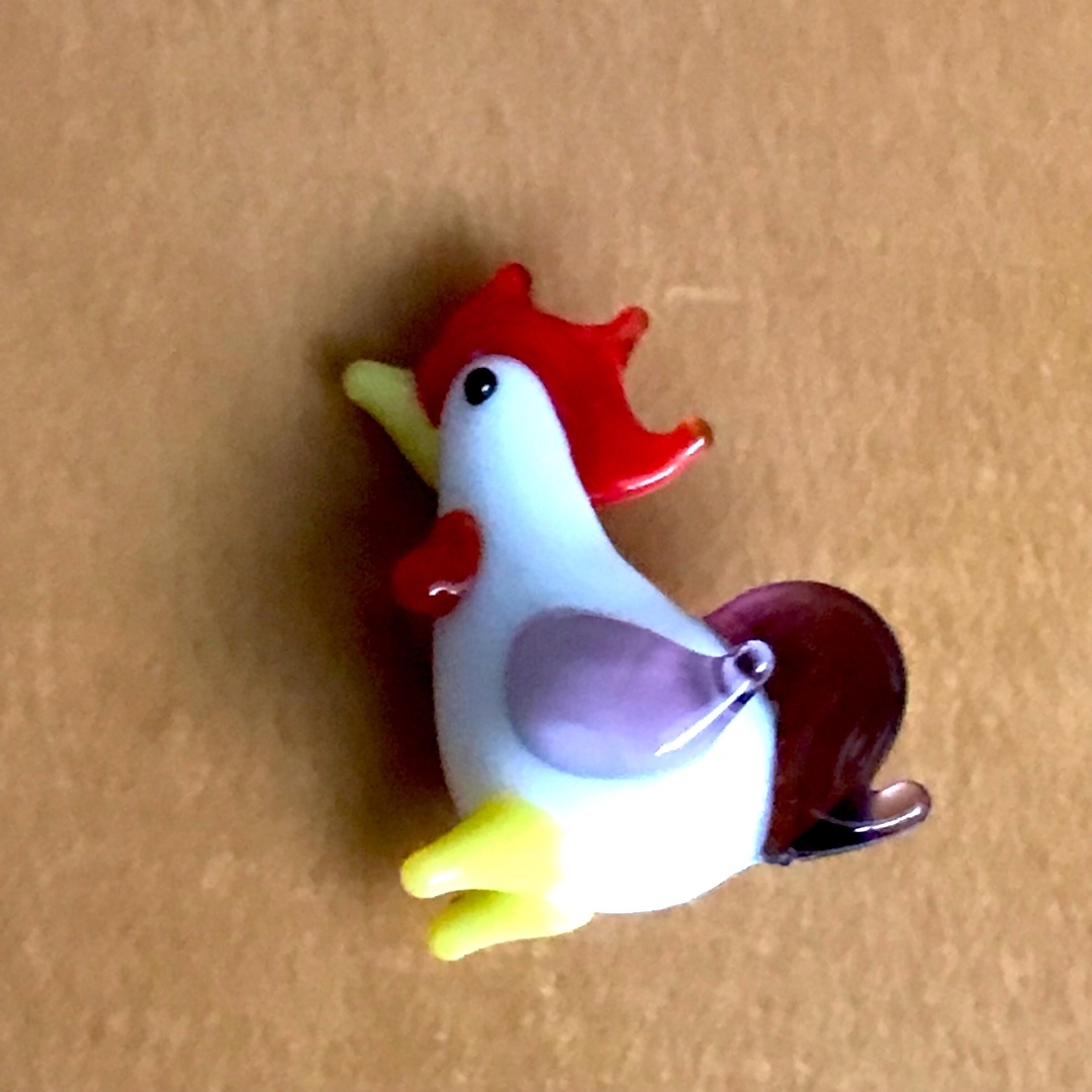 ガチャ　ガラスのニワトリ エンタメ/ホビーのおもちゃ/ぬいぐるみ(その他)の商品写真