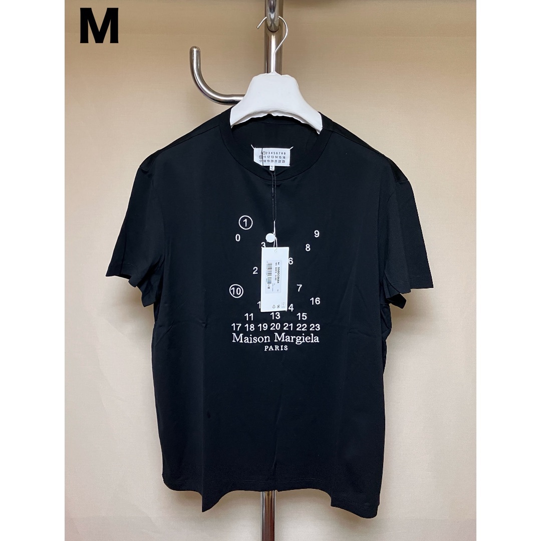Maison Margiela（旧Maison Martin Margiela） - 新品 M 22aw マルジェラ バブルロゴTシャツ 黒白 3995