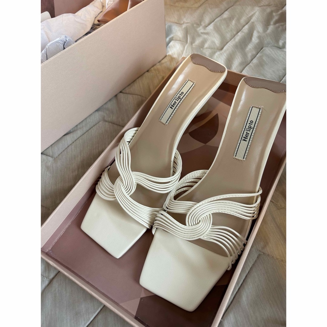 Her lip to - herlipto Cross Strap Mules 38の通販 by Her lip to - herlipto Cross Strap Mules 38の通販 by