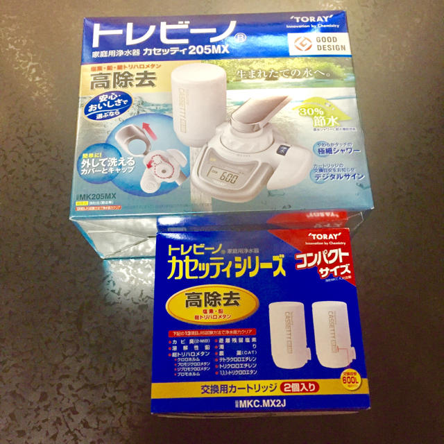 東レ(トウレ)の新品未使用◆トレビーノ浄水器セット インテリア/住まい/日用品のキッチン/食器(浄水機)の商品写真