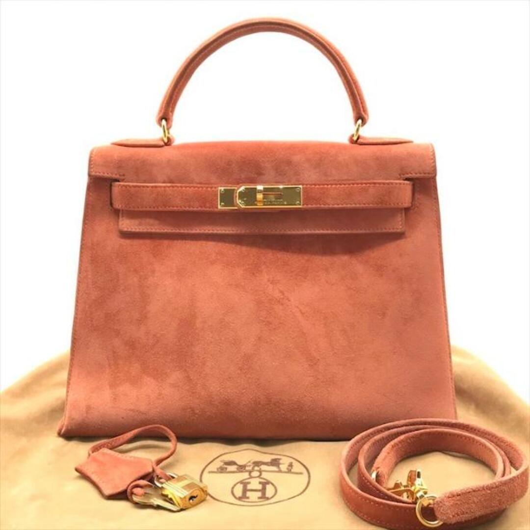 HERMES - 良品 HERMES エルメス ケリー28 ドブリス スエード HERMES - 良品 HERMES エルメス ケリー28 ドブリス スエード