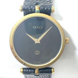 グッチ(GUCCI)のGUCCI(グッチ) 腕時計 - ボーイズ 黒(腕時計)