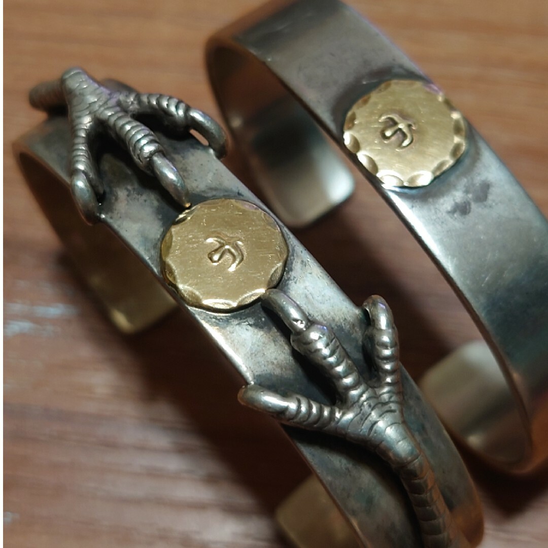 ゴローズ goro's 金爪 平打ち メタル バングル GORO'S えぐっ ゴローズ goro's 金爪 平打ち メタル バングル GORO'S えぐっ