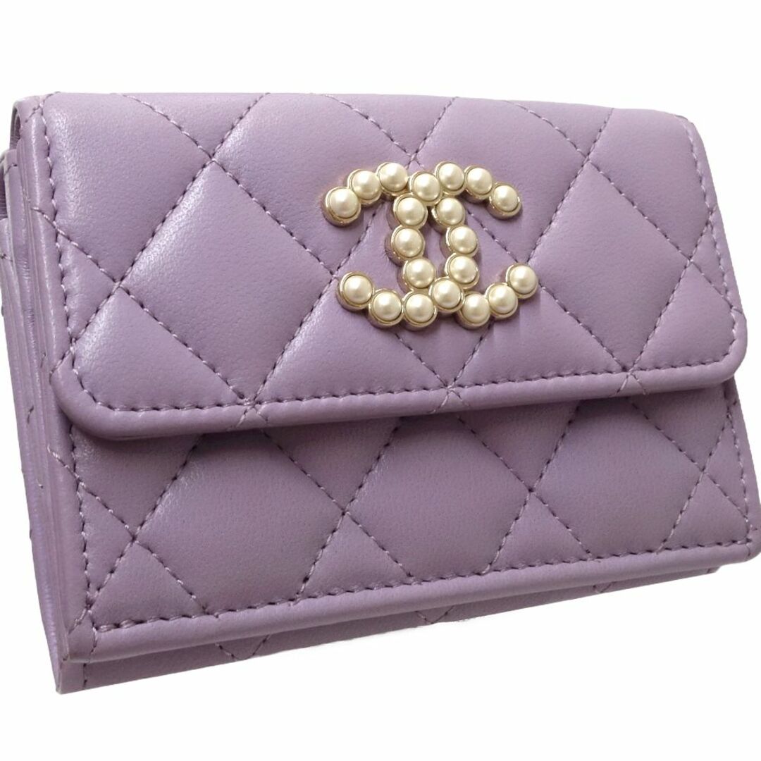 CHANEL シャネル 二つ折り財布 スモールフラップウォレット CC CHANEL シャネル 二つ折り財布 スモールフラップウォレット CC